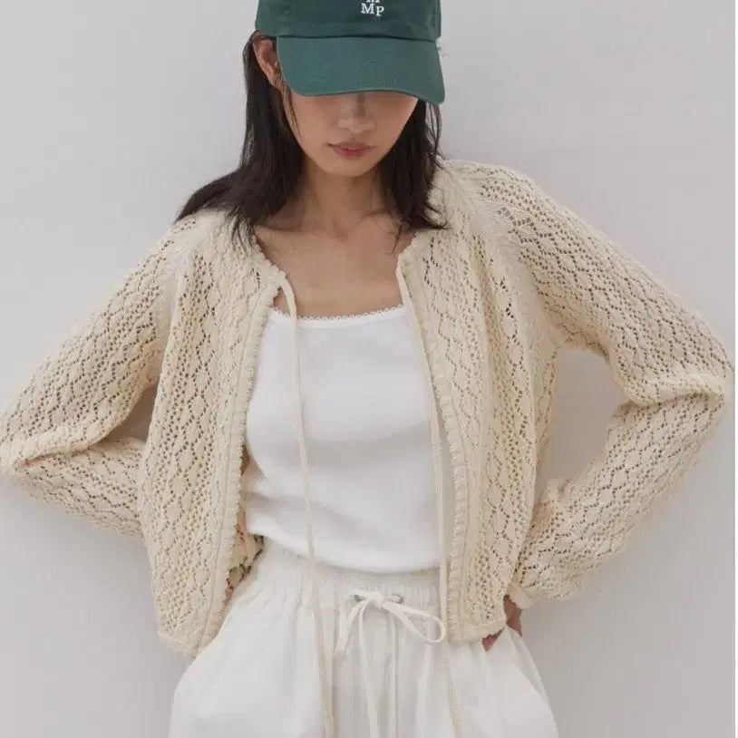 [BUNJANG] Mango Many Please Croki Cardigan Natural / (내추럴/새상품) 망고매니플리즈 CROKI 가디건
