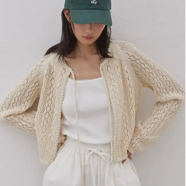 [BUNJANG] Mango Many Please Croki Cardigan Natural / (내추럴/새상품) 망고매니플리즈 CROKI 가디건