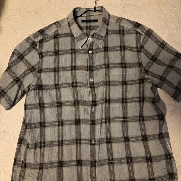 [BUNJANG] HAECHINGROOM Overdyed Shirt Grey Size 2 / 해칭룸 오버다이드 셔츠 그레이 2 사이즈