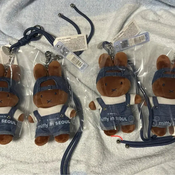 [BUNJANG] Miffy Melanie Tanning Keyring Park Jihoon / 태닝 미피 키링 멜라니 박지훈 키링 서울 데님