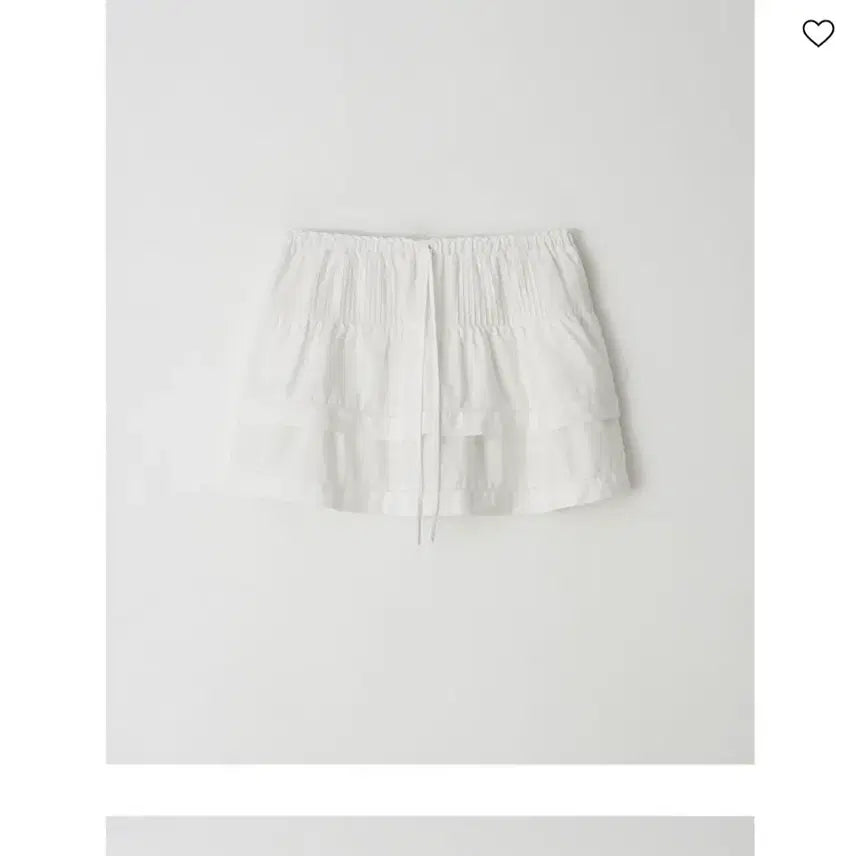 [BUNJANG] The Wish Series Bona Tiered Skirt Ivory / [새제품]더위시리즈 보나 캉캉 스커트 아이보리