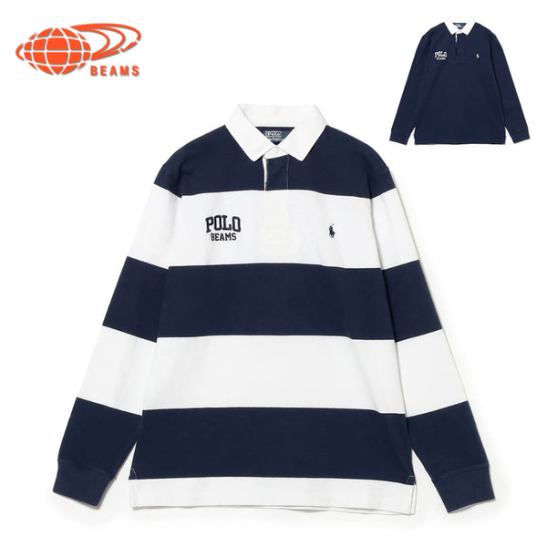 [BUNJANG] BEAMS x Polo Ralph Lauren Collaboration LS Rugby Shirt / 빔즈 폴로 콜라보 롱슬리브 럭비 티셔츠
