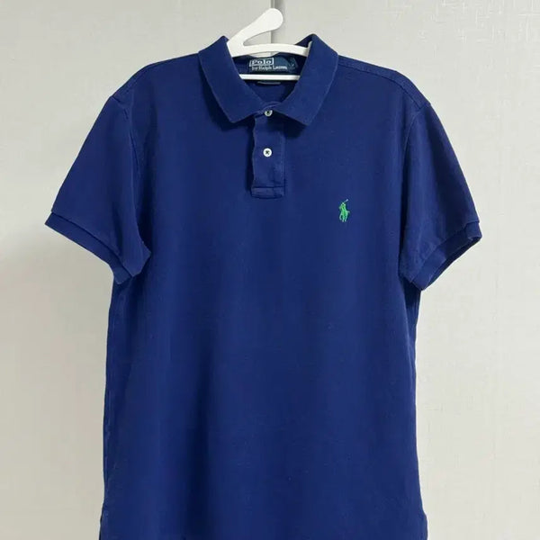 [BUNJANG] Polo Ralph Lauren Carati Blue Short Sleeve Polo Shirt / [L]폴로 랄프로렌 카라티 블루
