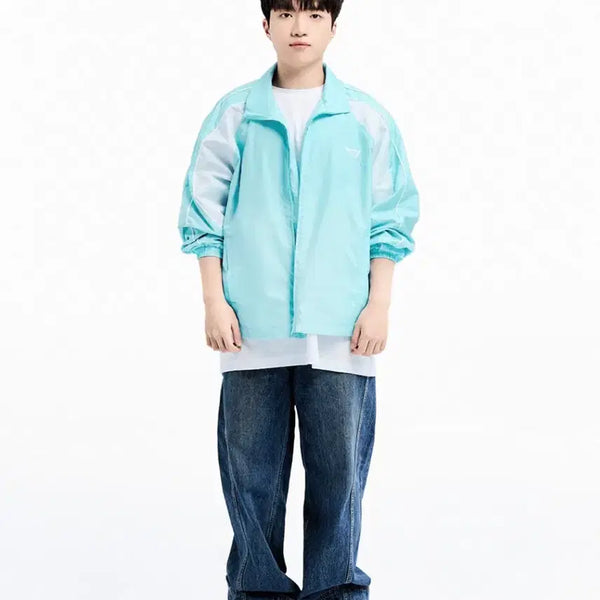 [BUNJANG] 2024 T1 Windbreaker Jacket Mint Size 2 / 2024 t1 바람막이자켓 윈드브레이커 민트 2사이즈