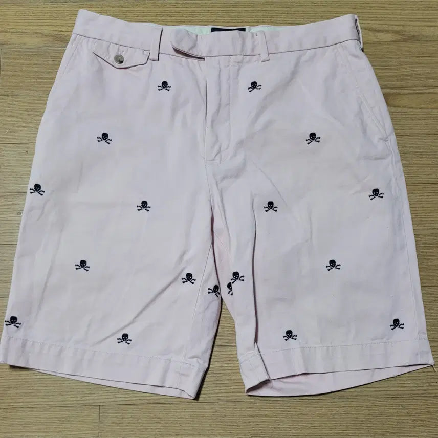 [BUNJANG] Ralph Lauren RUGBY Pale Pink Cotton Summer Shorts (Size 32) / 랄프로렌 RUGBY 남성 연핑크 여름 반바지 32