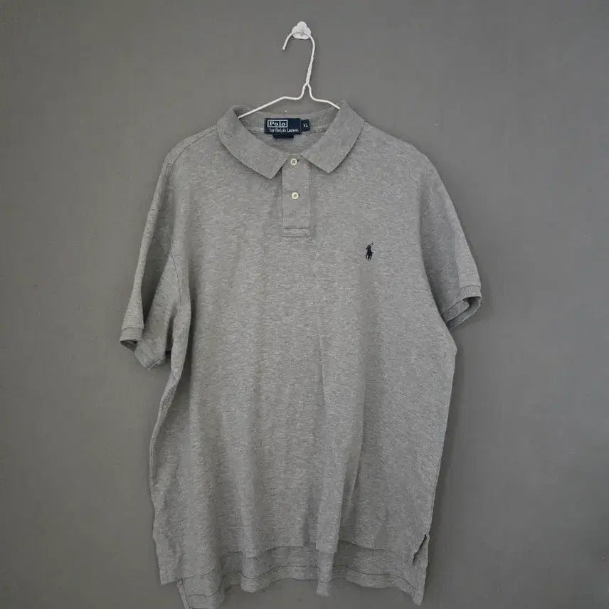 [BUNJANG] Polo Ralph Lauren Grey XL T-Shirt / 폴로 랄프로렌 그레이 XL 카라티 115