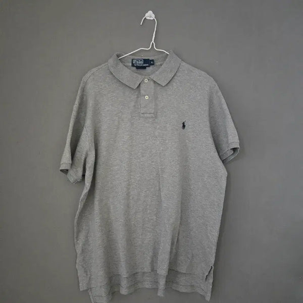 [BUNJANG] Polo Ralph Lauren Grey XL T-Shirt / 폴로 랄프로렌 그레이 XL 카라티 115