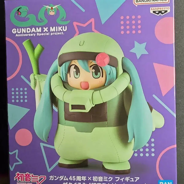 [BUNJANG] Bantopresso x Hatsune Miku x Gundam 45th Anniversary Zaku Figure / 하츠네 미쿠 반토프레소 건담 45주년 자쿠 피규어 판매합니다