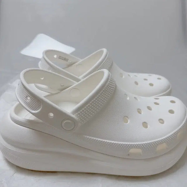 [BUNJANG] Crocs White Shoes / 크록스 화이트 240