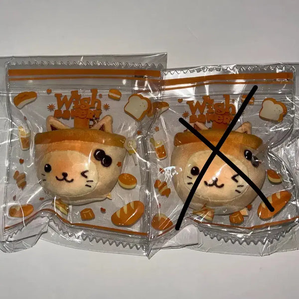 [BUNJANG] NCT WISH Bakery Yushi Bubble Nyang Stress Bread Plush Doll / 엔시티위시 베이커리 유우시 버블냥 스트레스 브레드 빵 인형