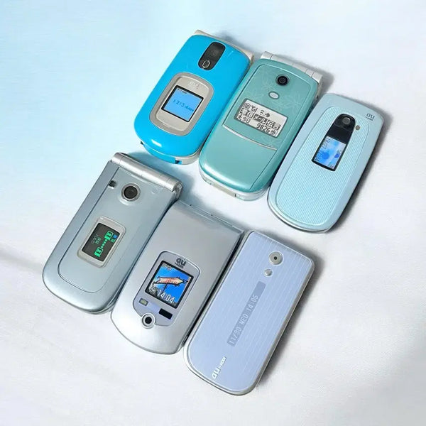 [BUNJANG] Docomo Rose Gold Mockup Flip Phone Y2K Pink / 민트 블루 목업폰 폴더폰 핸드폰 휴대폰 일본 도코모 모형폰 레어