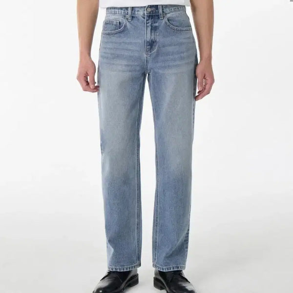 [BUNJANG] Musinsa Standard Common Brush Straight Denim Pants 33 Light Indigo / 무탠다드 스트레이트 데님 33 새제품 팝니다