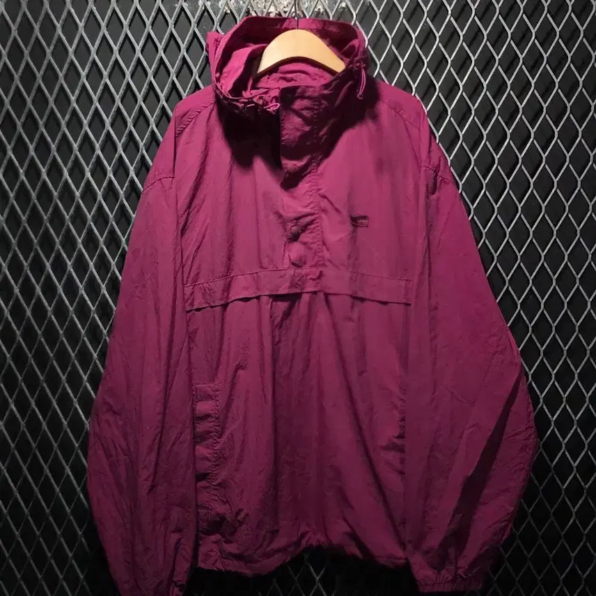 [BUNJANG] Travel Half Zip-Up Windbreaker Jacket / 트래블 하프집업 바람막이 M