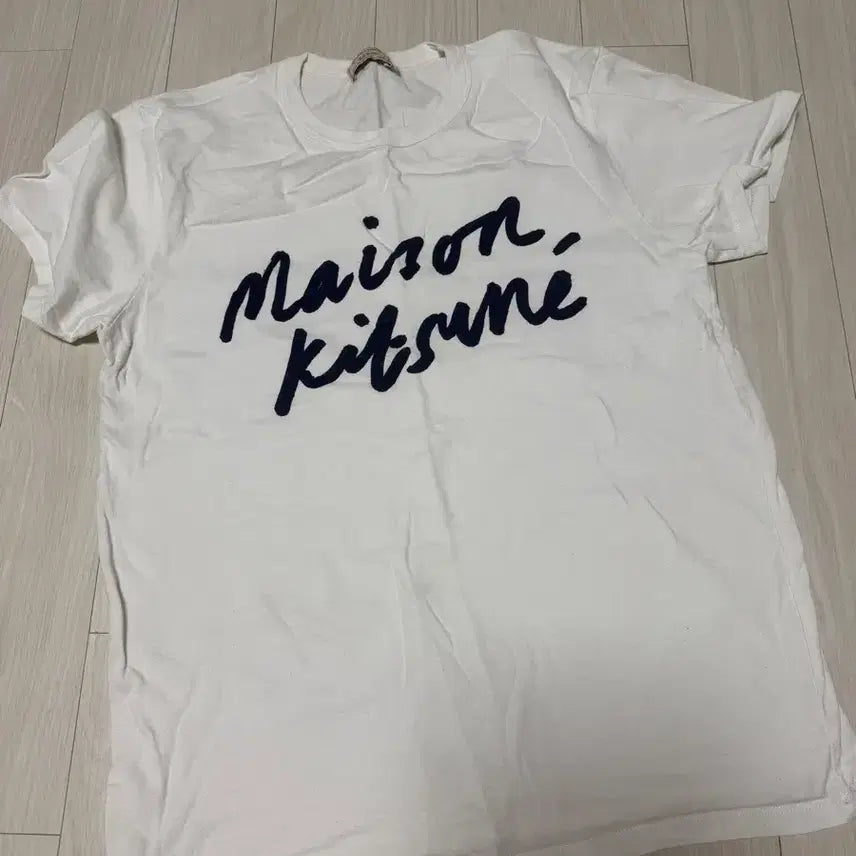 [BUNJANG] Maison Kitsuné Short Sleeve T-Shirt White / 메종키츠네 반팔티 화이트