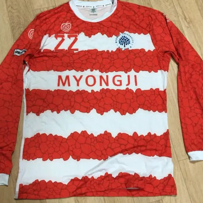 [BUNJANG] Myongji University #22 Long-Sleeve Uniform (Player Issued) / 명지대학교 22번 긴팔 유니촘 (선수 지급용) 새상품