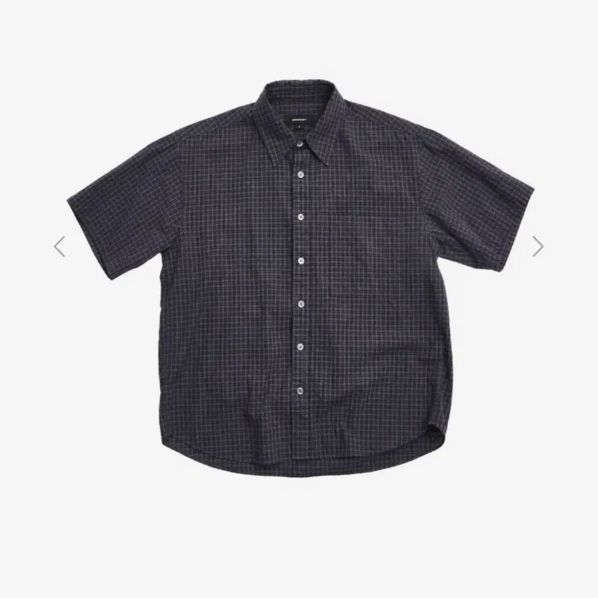 [BUNJANG] 999Humanity Easy Check Half Sleeve Shirt / [1] 999휴머니티 이지 체크 하프 셔츠 반팔셔츠