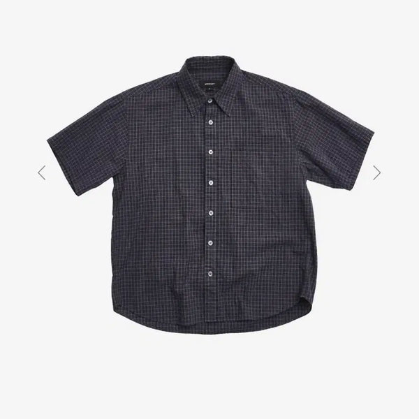 [BUNJANG] 999Humanity Easy Check Half Sleeve Shirt / [1] 999휴머니티 이지 체크 하프 셔츠 반팔셔츠