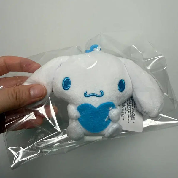[BUNJANG] Sanrio Cinnamoroll Heart Plush Keyring (Authentic) / 정품) 산리오 시나모롤 하트 인형키링 새상품 최종가