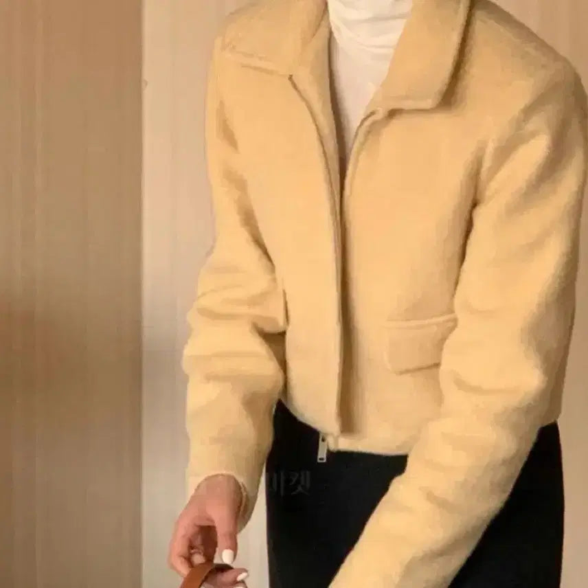 [BUNJANG] Quilted Collar Short Jacket / (택포) 누빔 카라 숏자켓