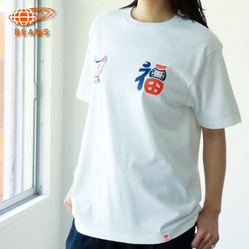 [BUNJANG] BEAMS x tupera tupera Collaboration Graphic T-Shirt / 빔즈 tupera tuprea 콜라보 기념 티셔츠