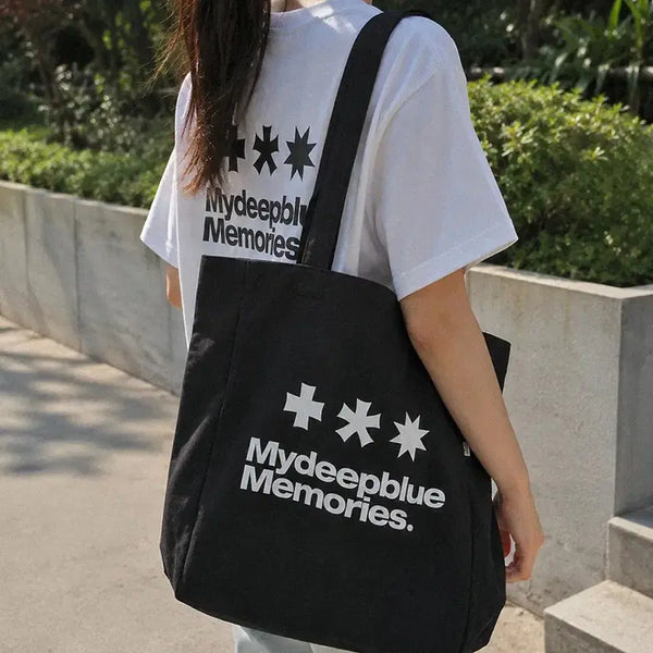 [BUNJANG] My Deep Blue Memories Eco Bag / 마이딥블루메모리즈 에코백 새제품 싸게 팔아요