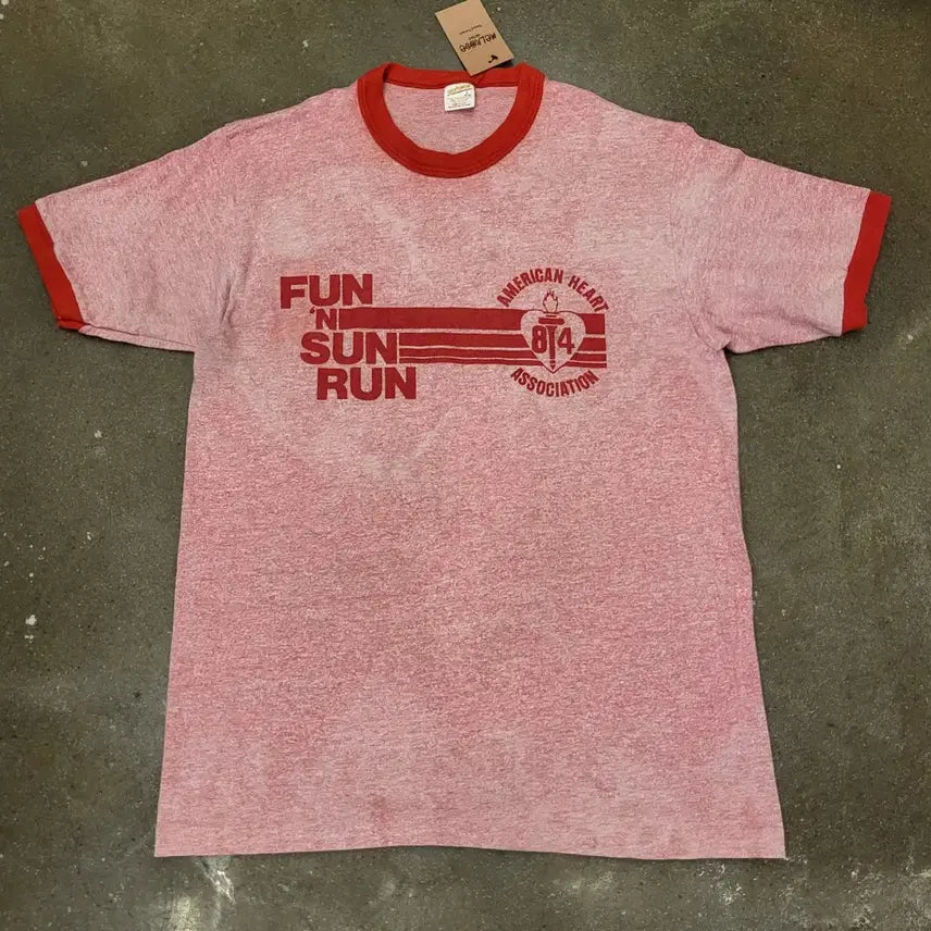 [BUNJANG] 80s Made in USA Single Stitch Ringer T-Shirt / 80s Made in USA 싱글스티치 링거티 반팔 티셔츠