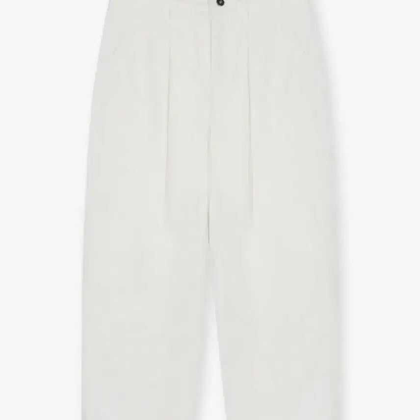 [BUNJANG] Beslow One-Tuck Curved Jean Wide Pants (Ivory) / 비슬로우 원턱커브드진 와이드팬츠 30 (아이보리)