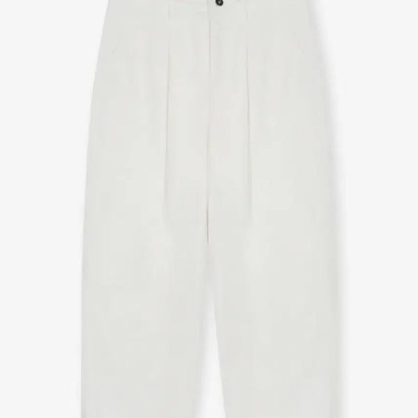 [BUNJANG] Beslow One-Tuck Curved Jean Wide Pants (Ivory) / 비슬로우 원턱커브드진 와이드팬츠 30 (아이보리)