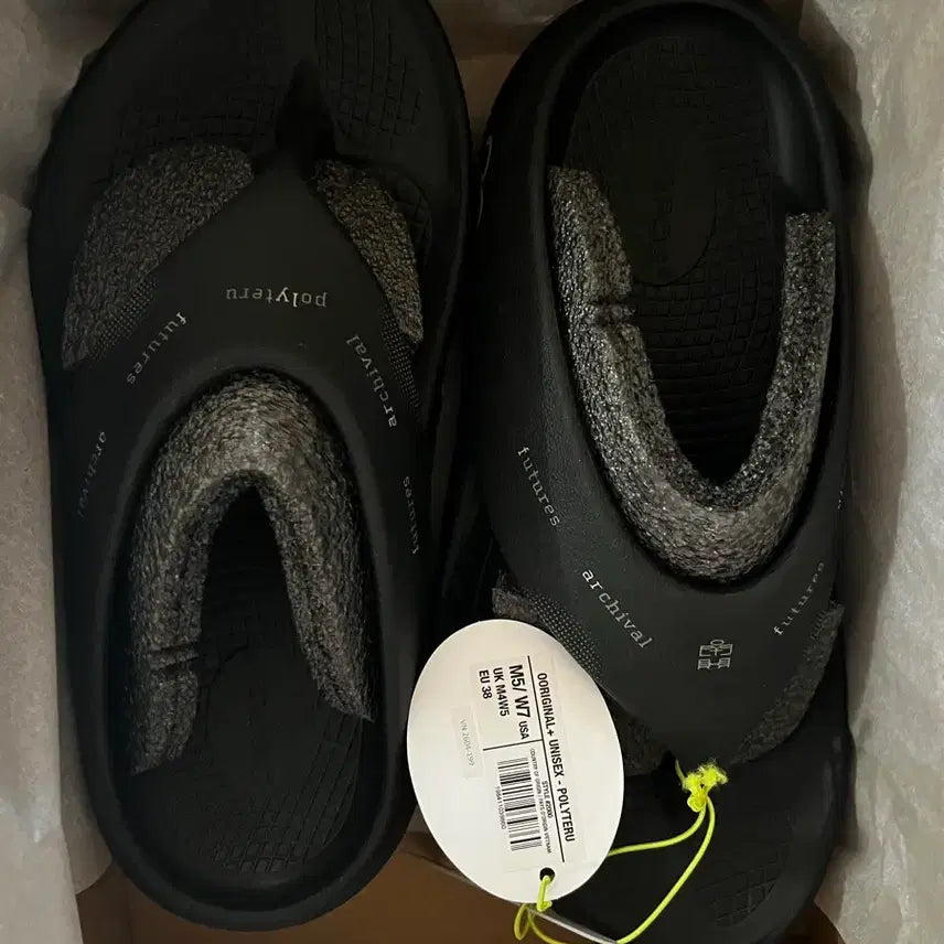 [BUNJANG] UPOOS Original Plus Sandals Black 240 / 새상품 240 폴리테루 우포스 오리지날 플러스