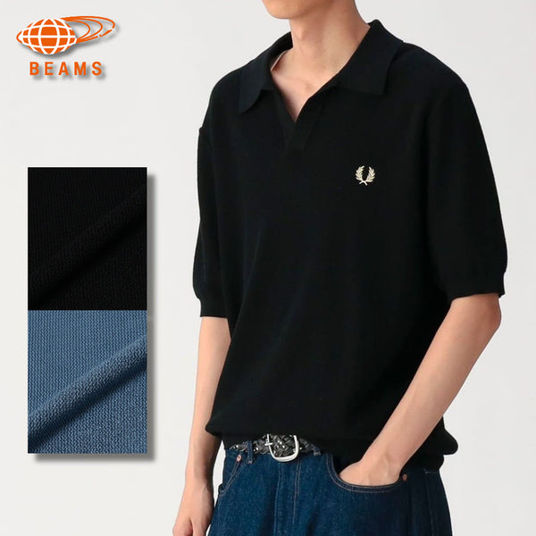 [BUNJANG] BEAMS x Fred Perry Skipper Knit Polo Shirt / 빔즈 별주 프레드페리 스키퍼 니트 폴로셔츠