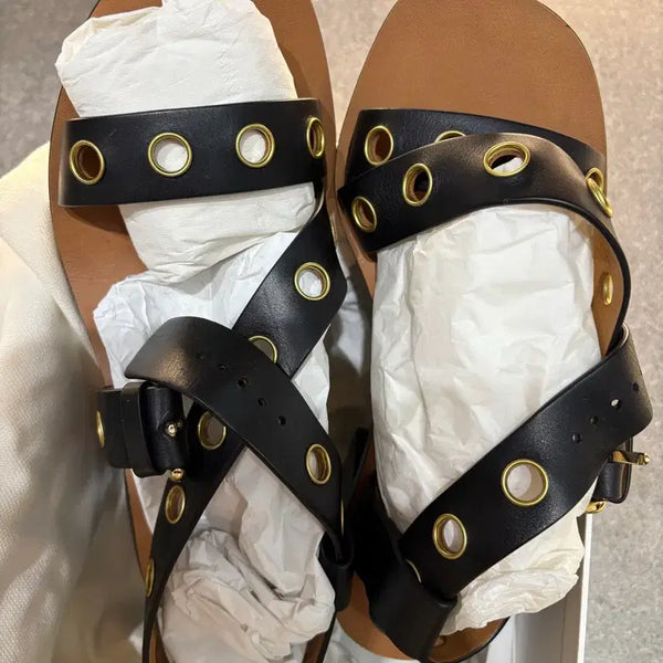 [BUNJANG] Celine Ailette Sandals Size 37.5 / 셀린느 아일랫 샌들 37.5 새거