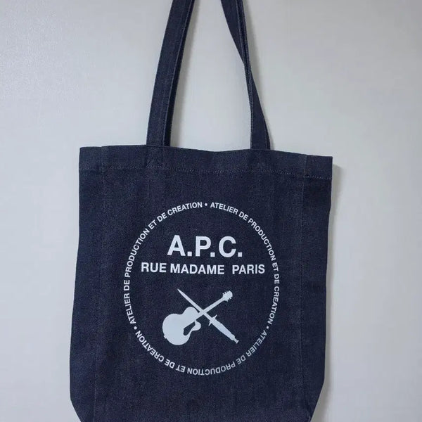 [BUNJANG] A.P.C. Denim Tote Bag Indigo / 아페쎄 데님 토트백 인디고