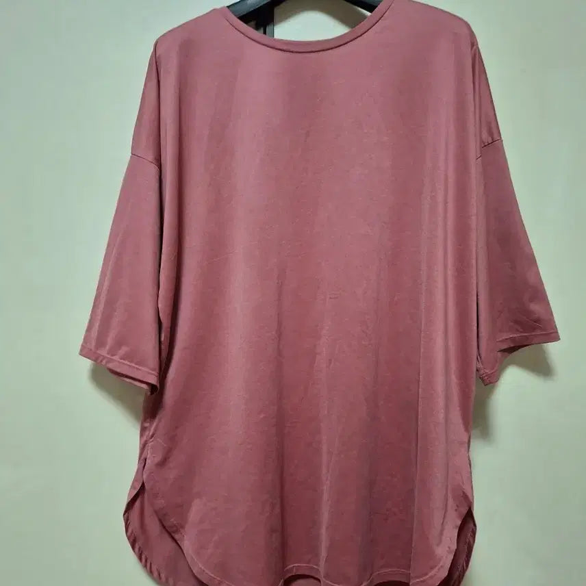[BUNJANG] STL Women's Loose Fit Short Sleeve Yoga T-Shirt Pink / STL 여성 루즈핏  요가  반팔 티셔츠 핑크 66   77