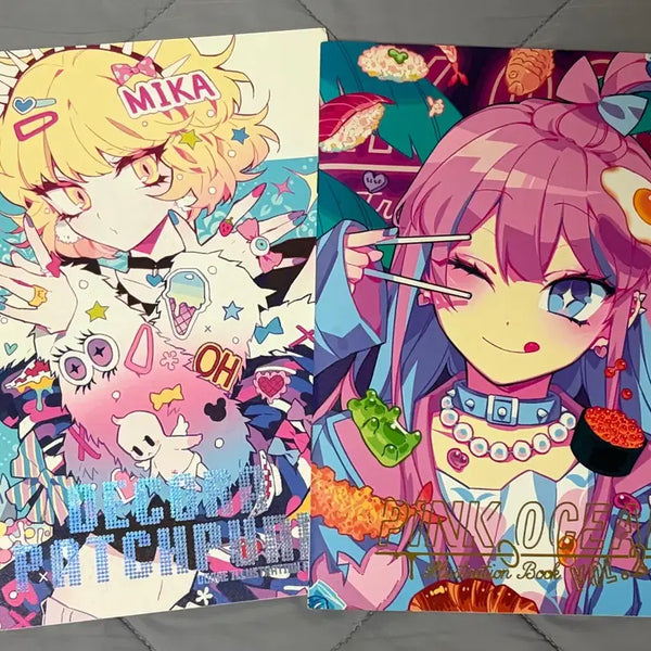 [BUNJANG] Dorae Artist Illustration Book Pink Ocean Decora / 일러레 도라에 작가 일러북 핑크오션 데코라
