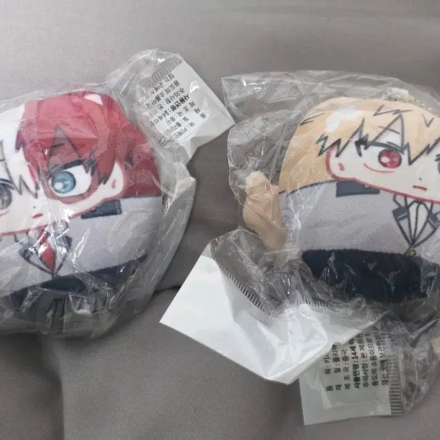 [BUNJANG] My Hero Academia Todoroki Shoto & Bakugo Katsuki Noodle Stopper Figures Bundle Set / [미개봉] (비공굿) 히로아카 ㅇㅅ님 토도로키, 바쿠고 경단인형 일괄