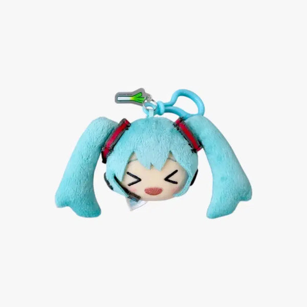 [BUNJANG] Hatsune Miku Plush Doll Keychain Vintage Classic Figure / 하츠네 미쿠 얼굴 인형 누이 키링 빈티지 고전 피규어