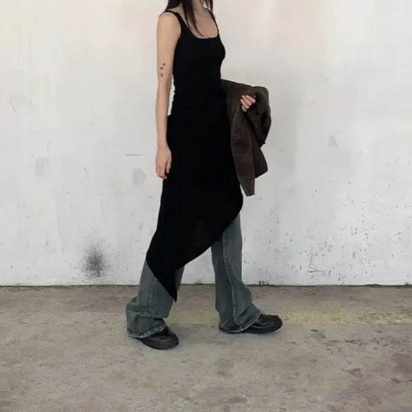 [BUNJANG] Layered Dress / 레이어드 원피스