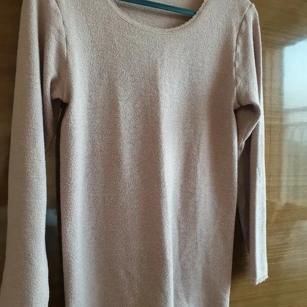 [BUNJANG] Women's Knit Sweater Beige L Size / 여성 니트 베이지