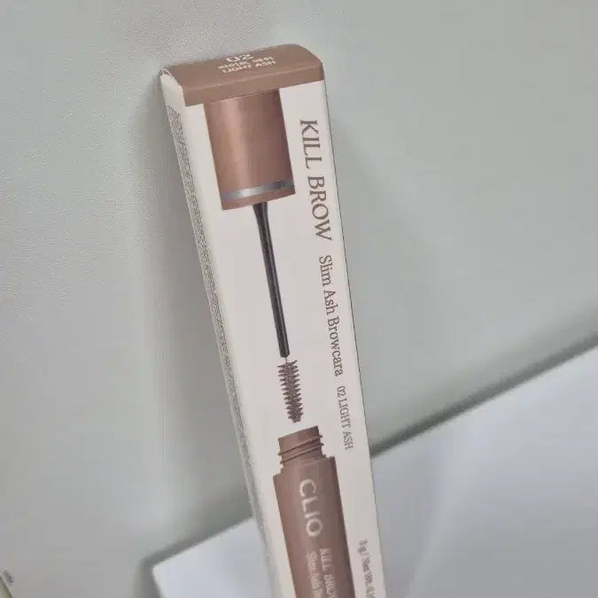 [BUNJANG] Clio Kill Brow Slim Ash Brow Cara 02 Light Ash / 클리오 킬브로우 슬림 애쉬 브로우카라 02 라이트 애쉬