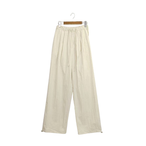 [BUNJANG] FAVE Cotton Twoway Jogger Pin Tuck Wide Pants / FAVE 바스락코튼 투웨이 조거 스트링 핀턱 와이드팬츠