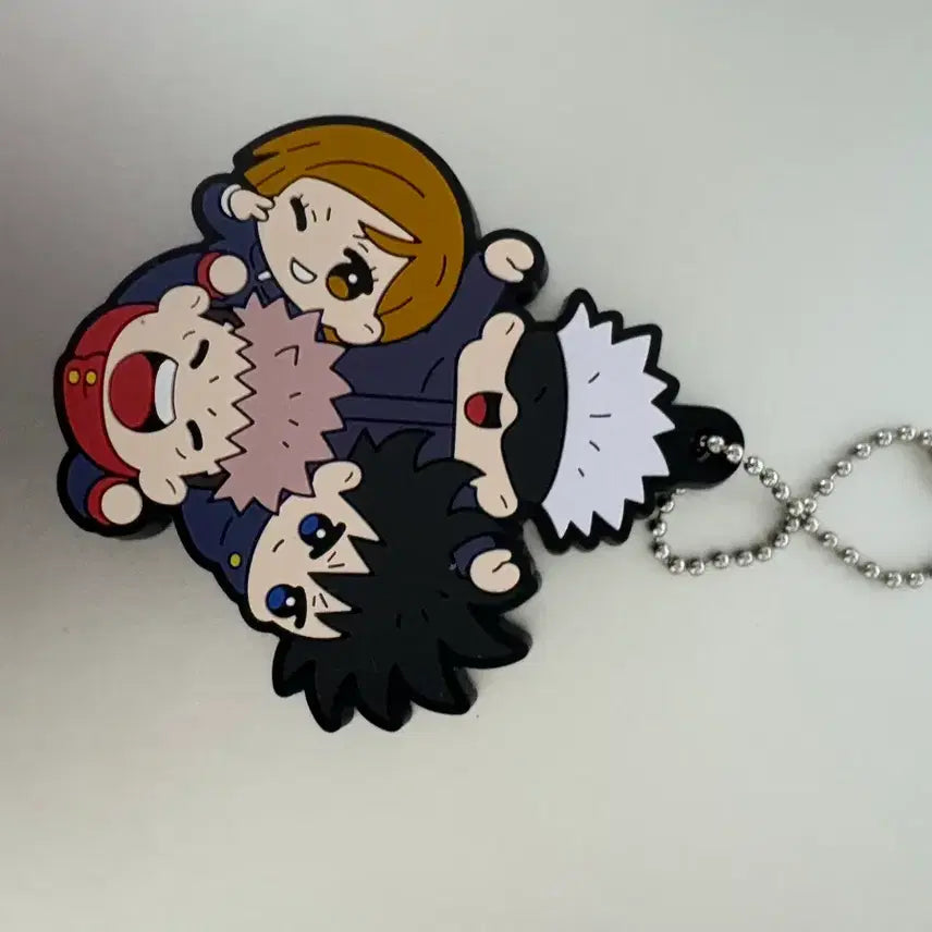[BUNJANG] Jujutsu Kaisen Gojo Satoru, Nobara, Itadori Yuji, Megumi Rubber Keychain / 주술회전 고죠 사토루 노바라 이타도리 유지 메구미 고무 키링