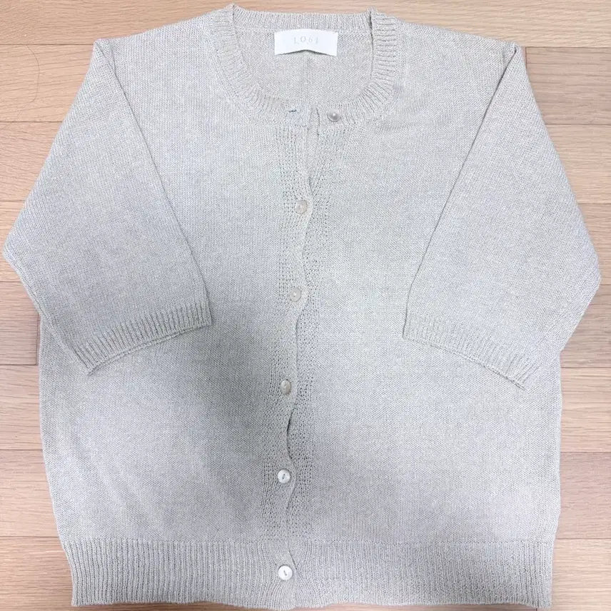 [BUNJANG] LO61 Summer Short Sleeve Knit Cardigan / LO61 여름 반팔 니트