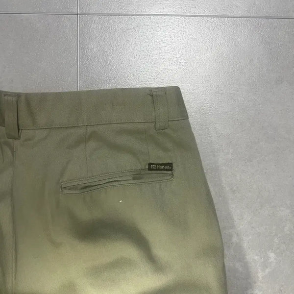 [BUNJANG] Hanes 90s-00s Chino Pants Light Khaki Size 32 / [32] 90-00s 헤인즈 면바지 치노팬츠 연카키