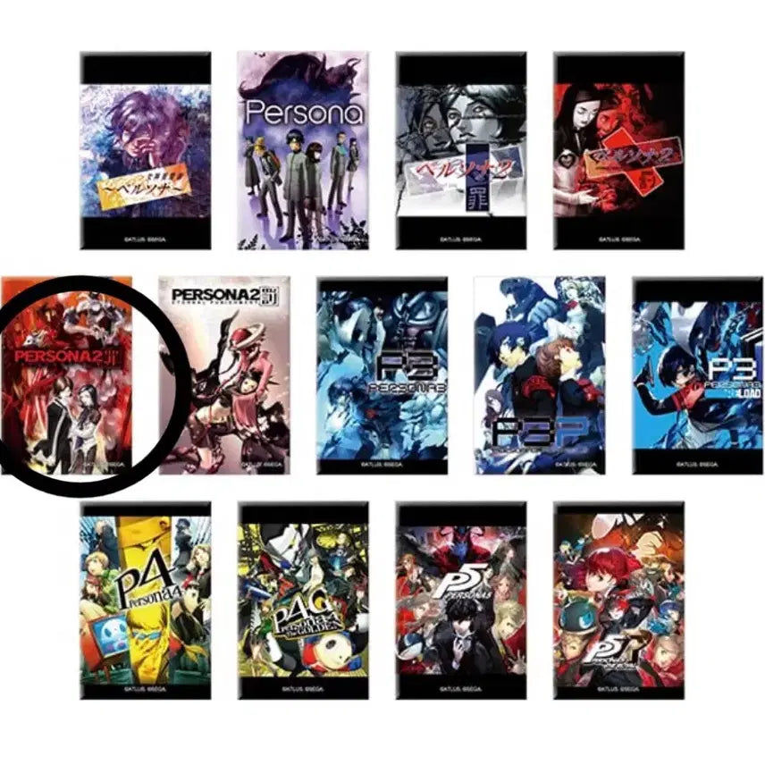 [BUNJANG] Persona 2: Innocent Sin 30th Anniversary Can Badge / 여신전생 페르소나2죄 캔뱃지