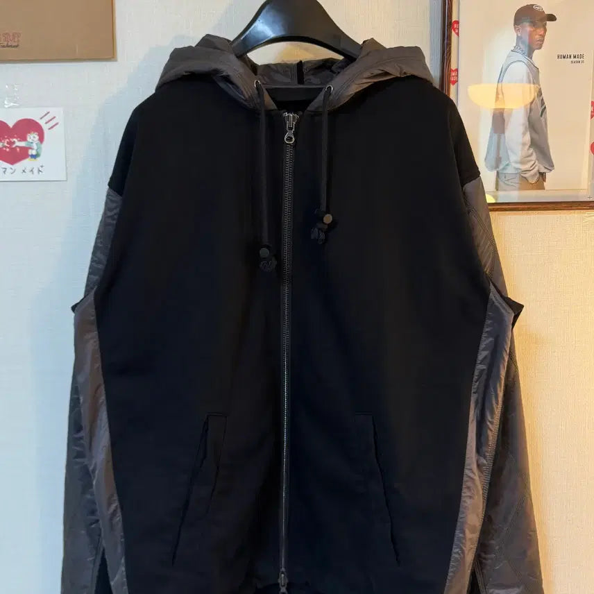 [BUNJANG] DIESEL J-Rombe Hoodie Zip-Up Black / DIESEL 디젤 J 롬베 후드 집업 블랙