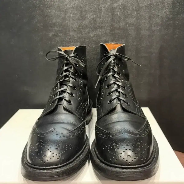 [BUNJANG] Tricker's Stow Molton Country Boots Black / 트리커즈Trickers 스토우  몰튼 컨트리 부츠(8.5)