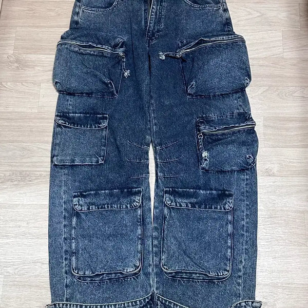 [BUNJANG] Zara Utility Cargo Mid Blue / [46] 자라 유틸리티 카고 미드 블루
