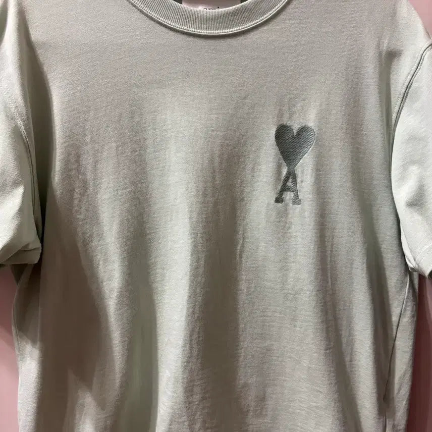 [BUNJANG] Big Heart Short Sleeve T-Shirt - Green / 아미 빅하트 반팔 그린 판매합니다