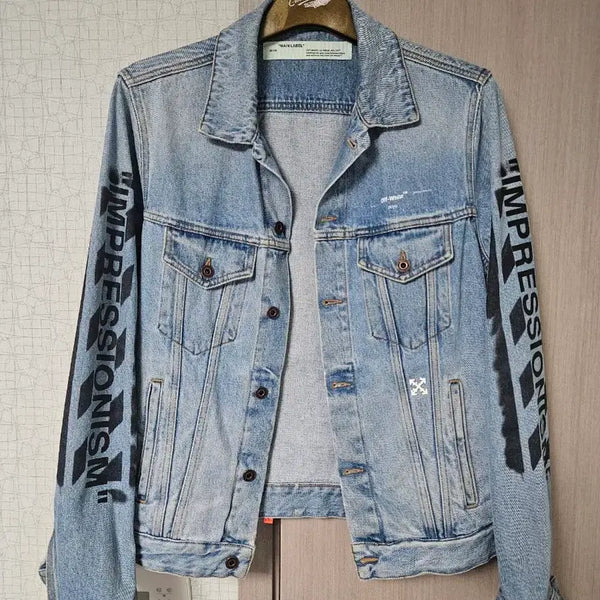 [BUNJANG] Off-White Impressionism Denim Jacket L (100-105) / 오프화이트 임프레셔니즘 데님 청자켓 L사이즈(100~105)