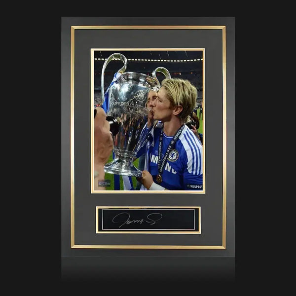 [BUNJANG] Fernando Torres Signed Framed Display (Icons) / 페르난도 토레스(첼시) 친필싸인 액자(아이콘즈 icons)